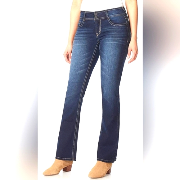 NWT☆Awesome Juniors ☆WALLFLOWERS☆The Luscious Curvy☆Bootcut Jeans - Picture 5 of 14